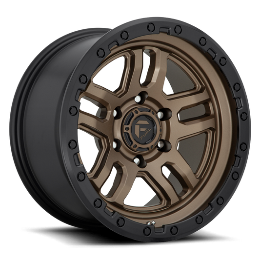 FUEL OFFROAD 'AMMO' 17" D702 - Bronze Centre with Black Ring 17/9 Rims -12 (set of 5 Jeep 5x127 -12)