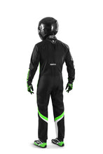 Load image into Gallery viewer, Sparco THUNDER Kart Suit (Black/Green) - Size 150 (YOUTH)

