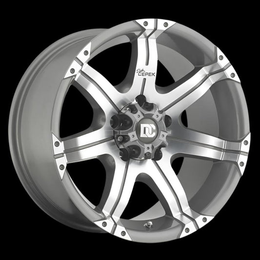 DICK CEPEK 'Gun Metal 7' Rims 17" - Machined / Gun Metal (set of 5 for Jeep 5x127 17/8.5 +19 offset)