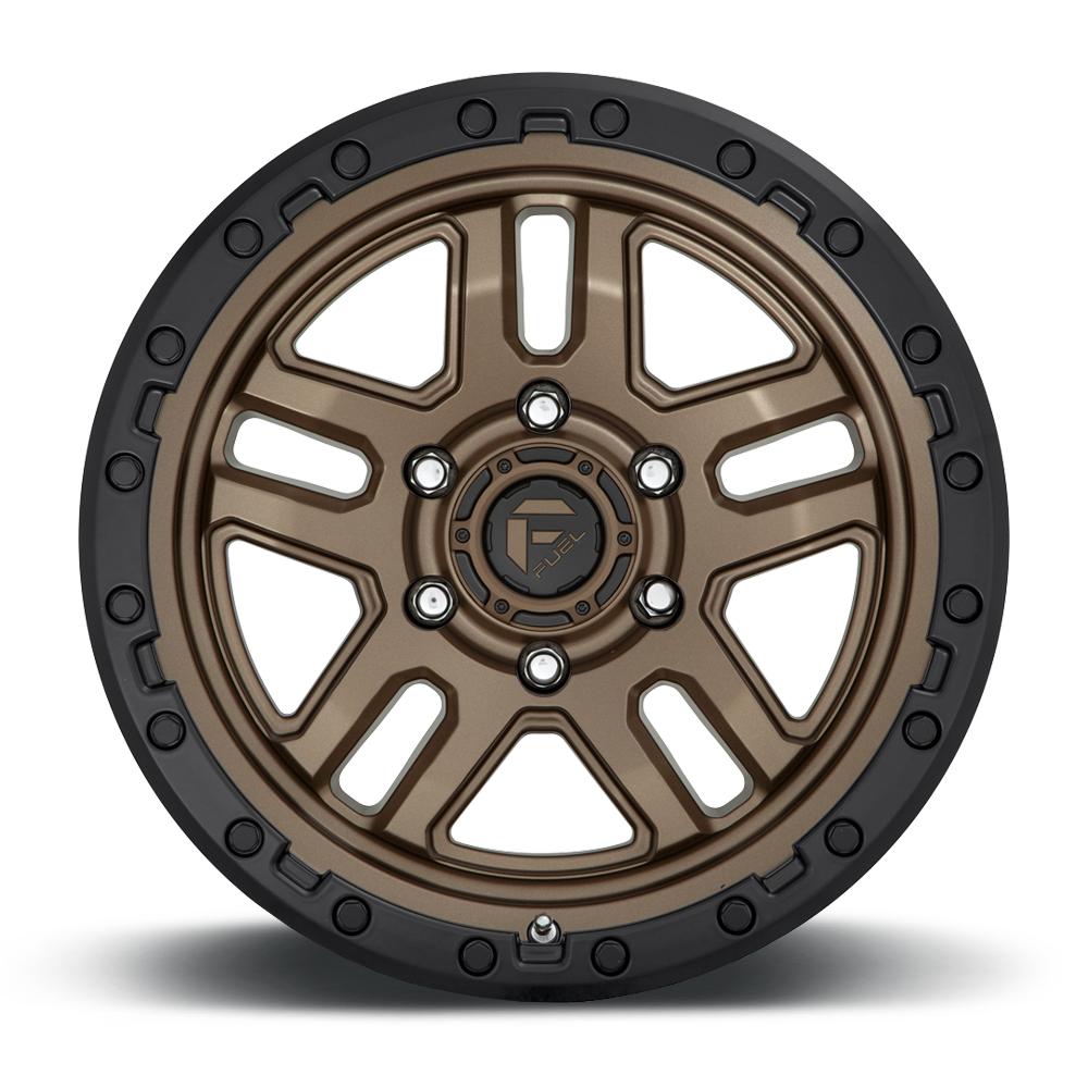 FUEL OFFROAD 'AMMO' 17" D702 - Bronze Centre with Black Ring 17/9 Rims -12 (set of 5 Jeep 5x127 -12)