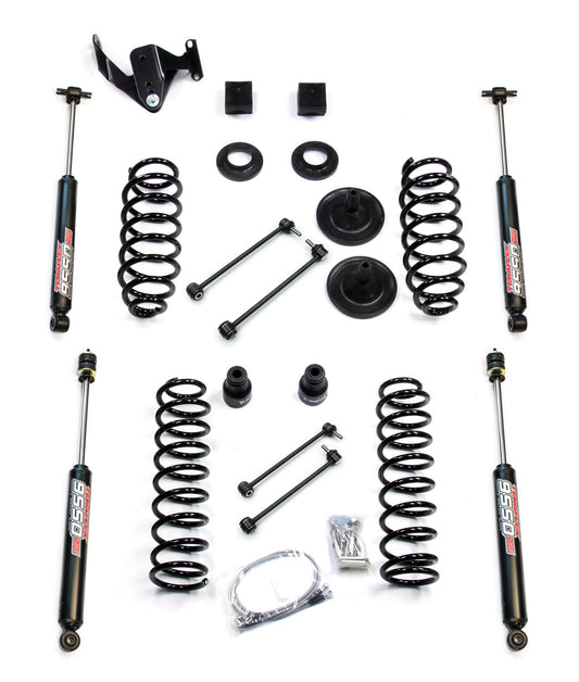 KIT ONLY: Teraflex 3" JK 2dr / JKU 4dr Wrangler Lift System Box with Teraflex 9550 Shocks
