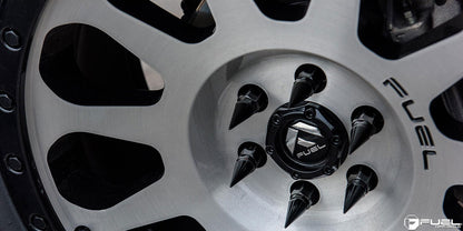 FUEL OFFROAD 'VECTOR' 20" D647 - Diamond Cut with Clear 20" Rims -18 (set of 5 Jeep 5x127)