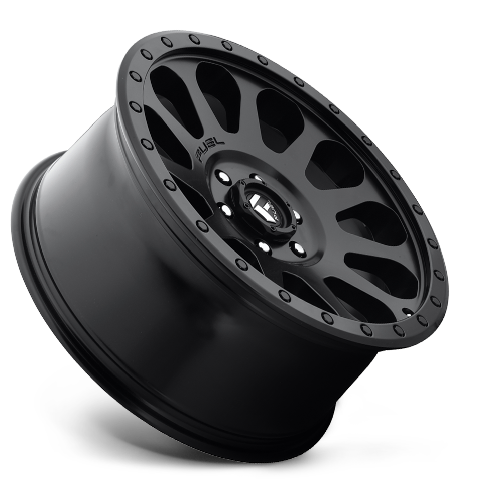 FUEL OFFROAD 'VECTOR' 17" D579- Matte Black 17/9 Rims -12 (set of 5 Jeep 5x127 - 12) JK