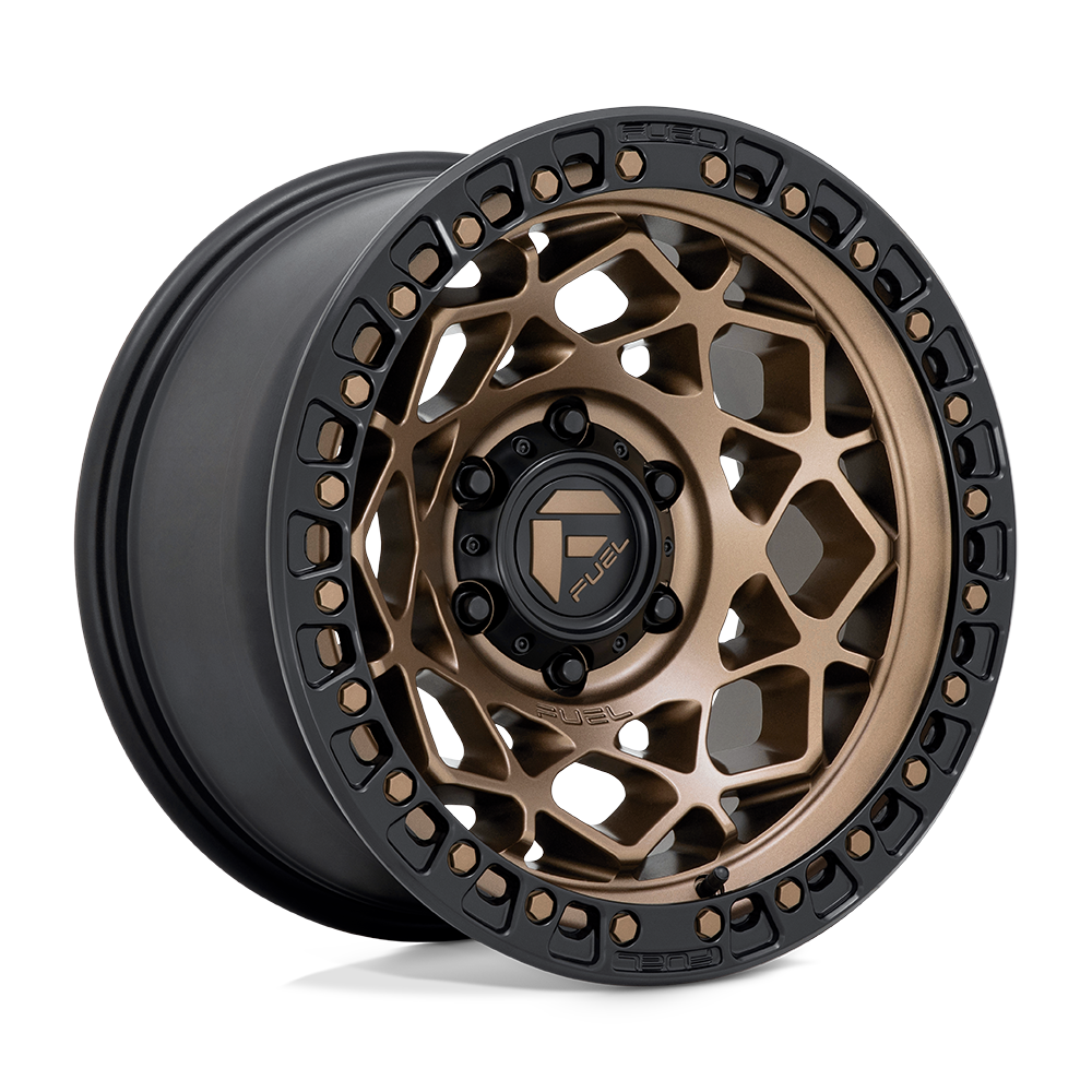 FUEL OFFROAD 'UNIT' 17" D785 - Bronze with Black Ring 17" Rims -12 (set of 5 Jeep 5/127)