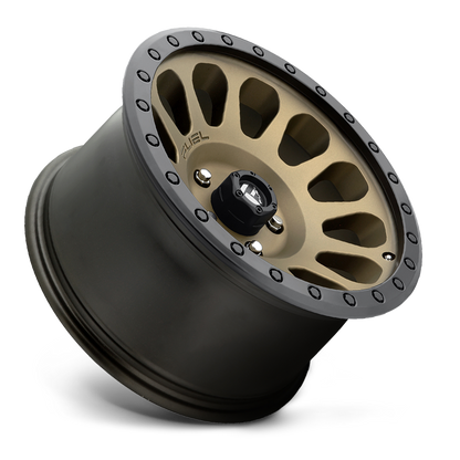 FUEL OFFROAD 'VECTOR' 17" D600- Matte Bronze - Black Ring 17/9 Rims (set of 5 Jeep 5x127 - 12) JK, JL, Gladiator