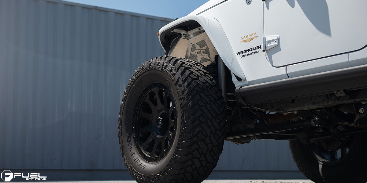 FUEL OFFROAD 'VECTOR' 20" D579 - Matte Black 20" Rims -18 (set of 5 Jeep 5x127)