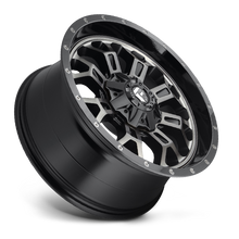 Load image into Gallery viewer, FUEL OFFROAD &#39;CRUSH&#39; 20&quot; D561 - DDT Centre/Gloss Black 20/10&quot; Rim -18 (set of 5 Jeep 5x127 / 5x114)
