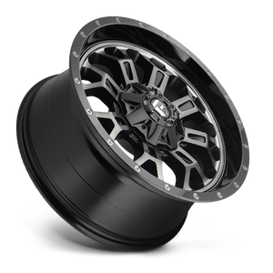 FUEL OFFROAD 'CRUSH' 20" D561 - DDT Centre/Gloss Black 20/10" Rim -18 (set of 5 Jeep 5x127 / 5x114)