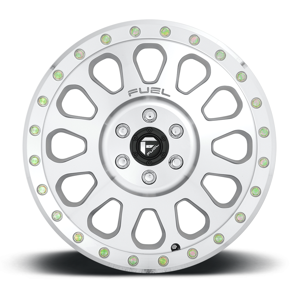 FUEL OFFROAD 'VECTOR' 20" D647 - Diamond Cut with Clear 20" Rims -18 (set of 5 Jeep 5x127)