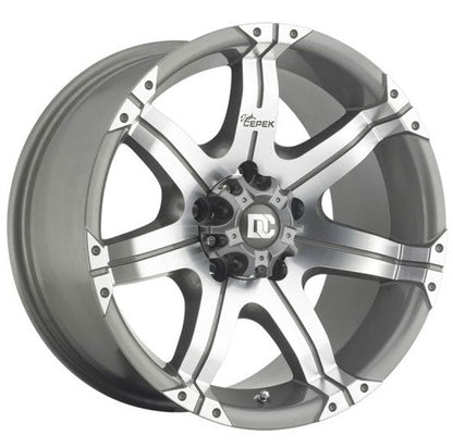 DICK CEPEK 'Gun Metal 7' Rims 17" - Machined / Gun Metal (set of 5 for Jeep 5x127 17/8.5 +19 offset)