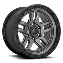 Load image into Gallery viewer, FUEL OFFROAD &#39;AMMO&#39; 17&quot; D701 - Matte Anthracite with Black Ring 17/9 Rims -12 (set of 5 Jeep 5x127 -12)
