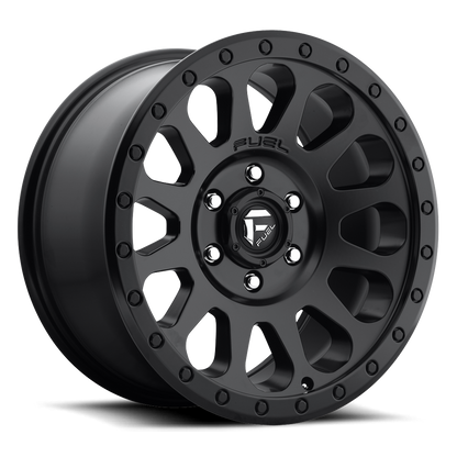 FUEL OFFROAD 'VECTOR' 17" D579- Matte Black 17/9 Rims -12 (set of 5 Jeep 5x127 - 12) JK