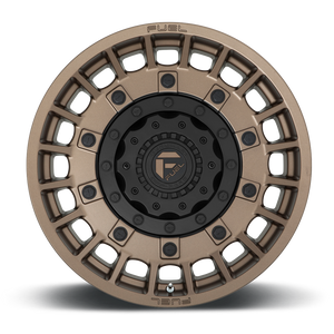 FUEL OFFROAD 'MILITIA' 17" D725 - Bronze with Inner Black Ring (set of 5 Jeep 5x127 / 5x114) -12