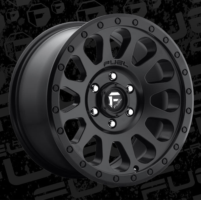 FUEL OFFROAD 'VECTOR' 20" D579 - Matte Black 20" Rims -18 (set of 5 Jeep 5x127)