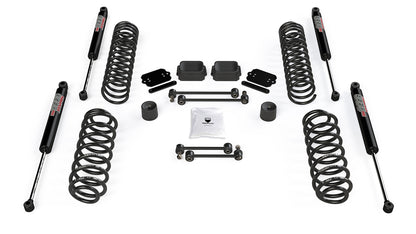 FULLY FITTED: Teraflex 2.5" Coil Lift System and 9550 Shocks for Wrangler JL 2DR / JLU 4DR (2019+)