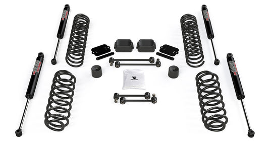 FULLY FITTED: Teraflex 2.5" Coil Lift System and 9550 Shocks for Wrangler JL 2DR / JLU 4DR (2019+)