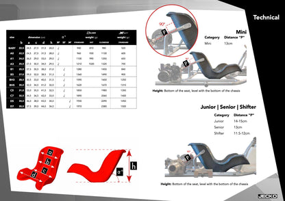 JECKO SEATS - Silver EXT - SIZE BBY