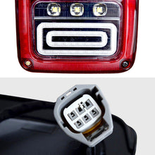 Load image into Gallery viewer, TAIL LIGHTS - RED SWIRL LED replacement for Wrangler JK JKU (pair)
