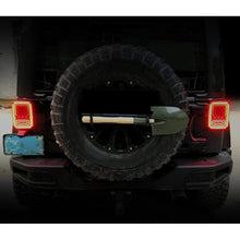Load image into Gallery viewer, TAIL LIGHTS - RED SWIRL LED replacement for Wrangler JK JKU (pair)
