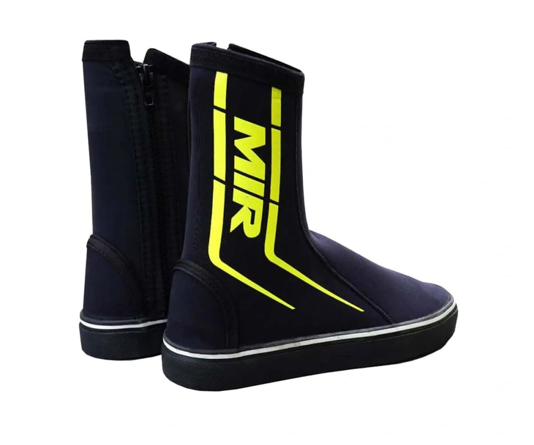 MIR Karting RAIN Boots - PSC (Black/Yellow)