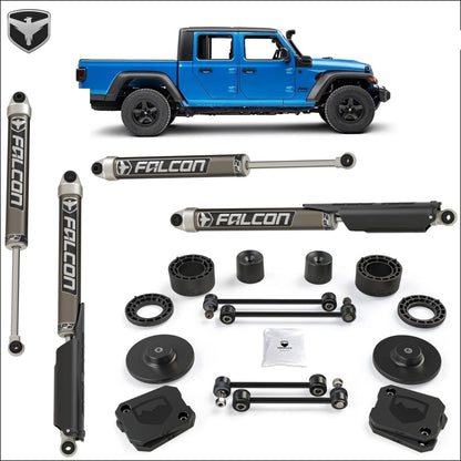 Teraflex 2.5" Performance Spacer Lift with FALCON SP2 2.1 Shocks (Kit Only) for JT Gladiator