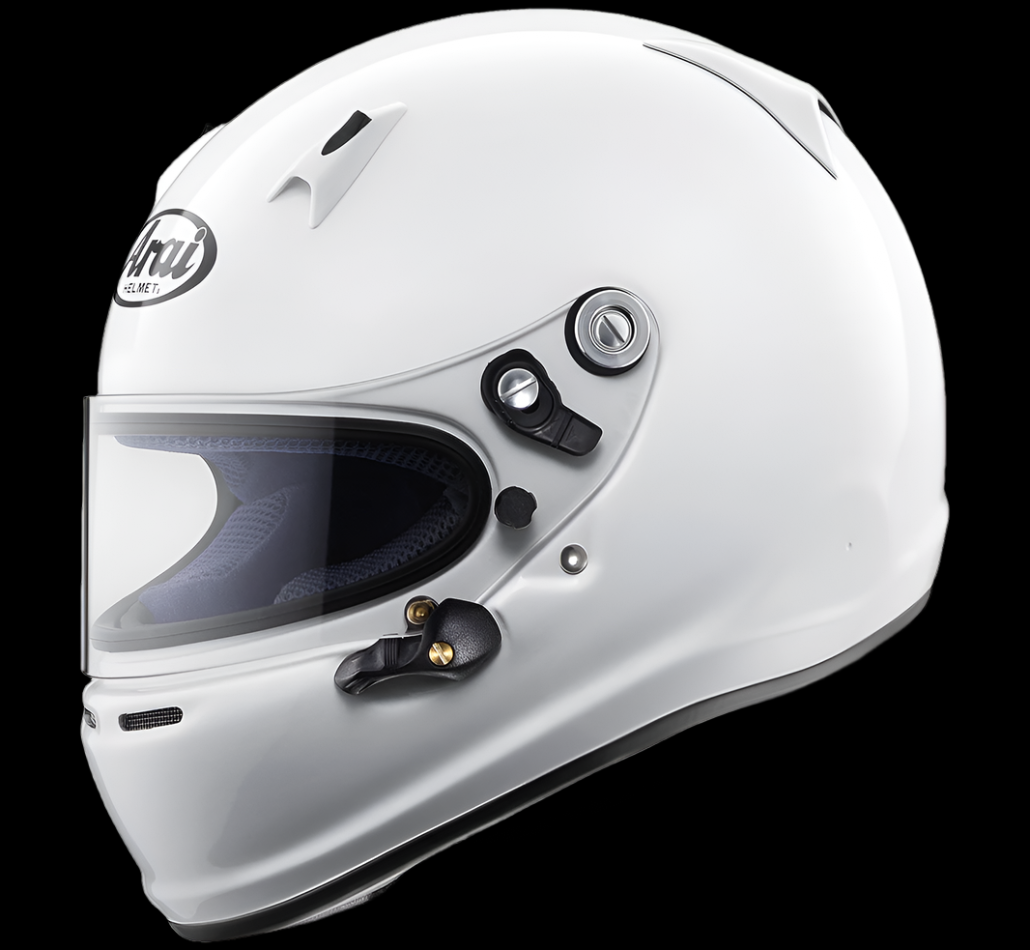 ARAI SK-6 Senior Karting Helmet (bundled with PED Kit) 16yo+