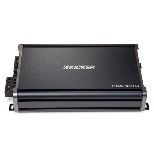Kicker CXA300.4 Amp with 46CK8 8-Gauge Install Kit