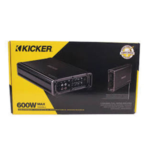 Kicker CXA300.4 Amp with 46CK8 8-Gauge Install Kit