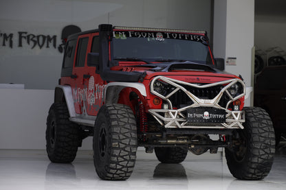 Topfire Side Protection and Steps for 4dr Wrangler JKU